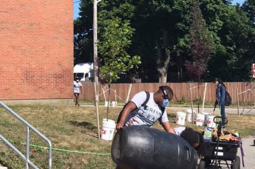 GWRI Green Team Watering 2020